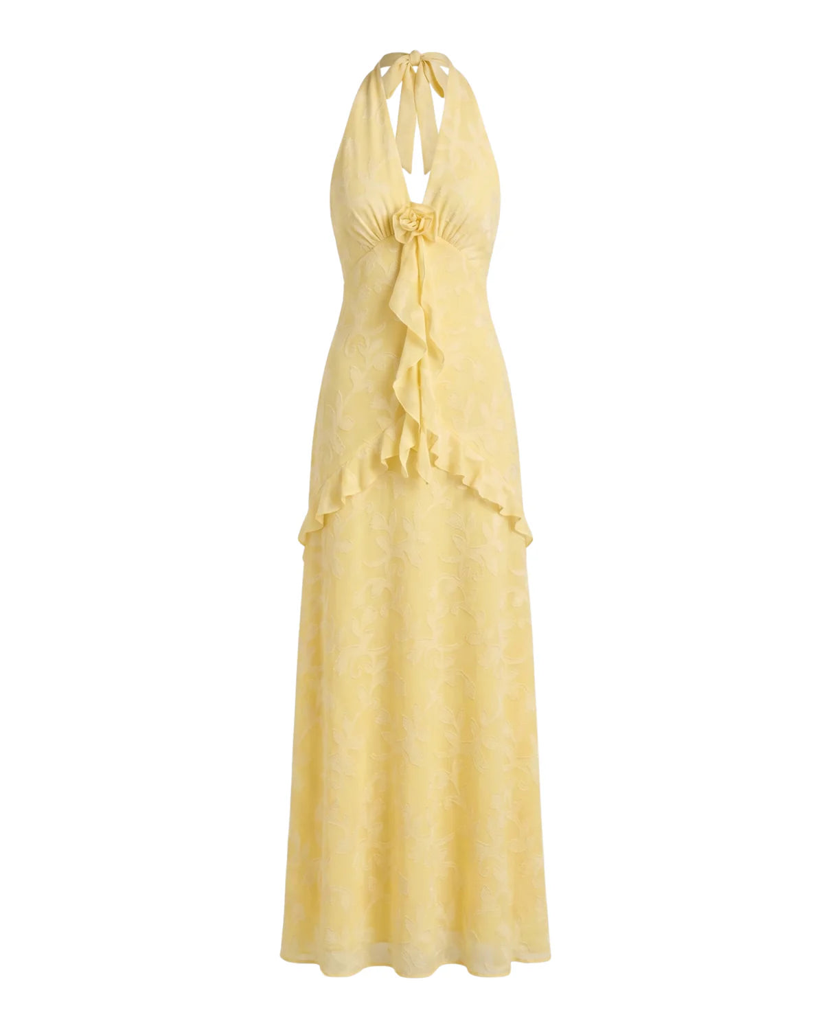Vestido Bahía Amarillo Pastel