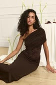 Vestido Danielle Marrón