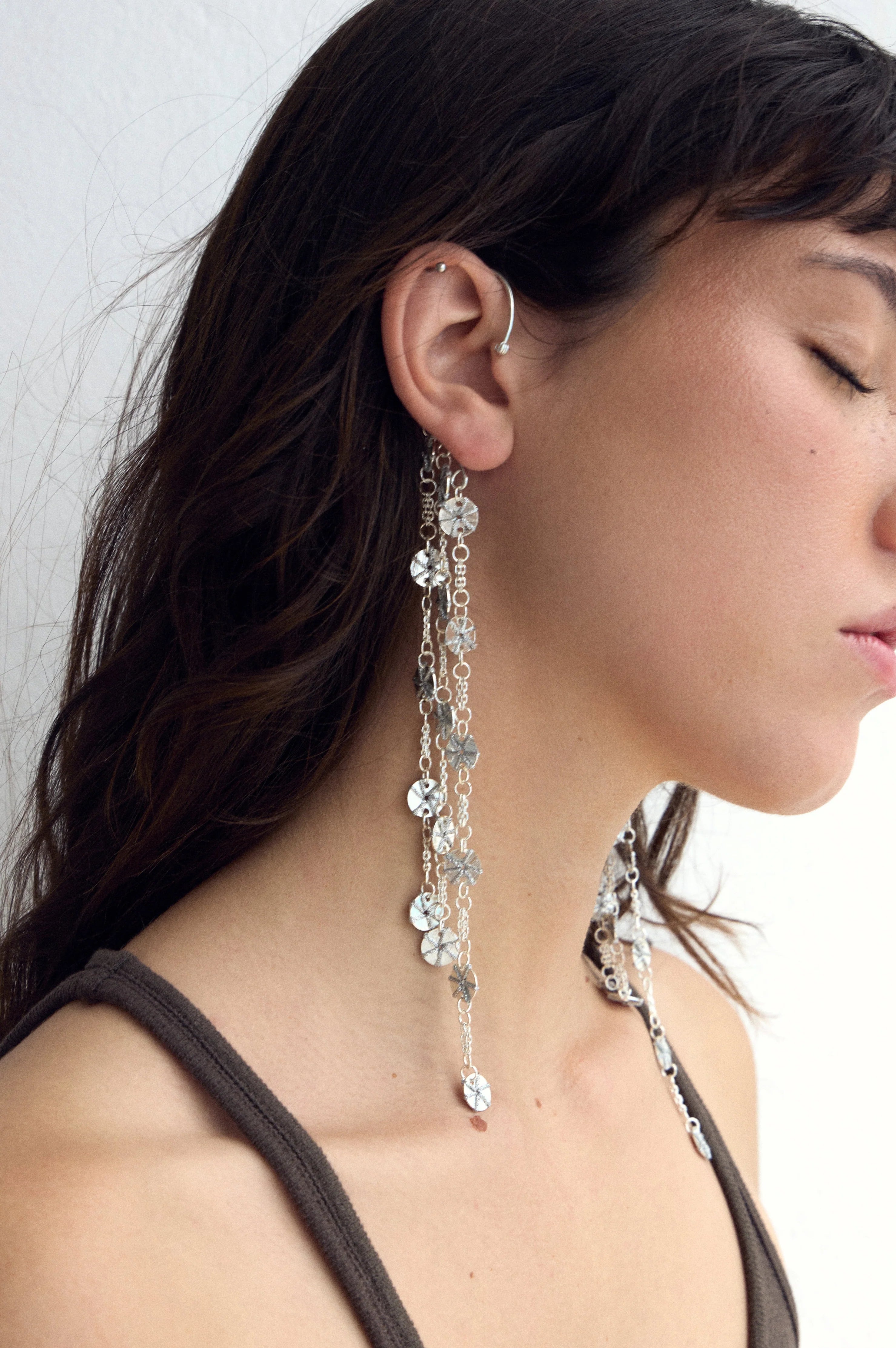 Earcuff Galatea Plata