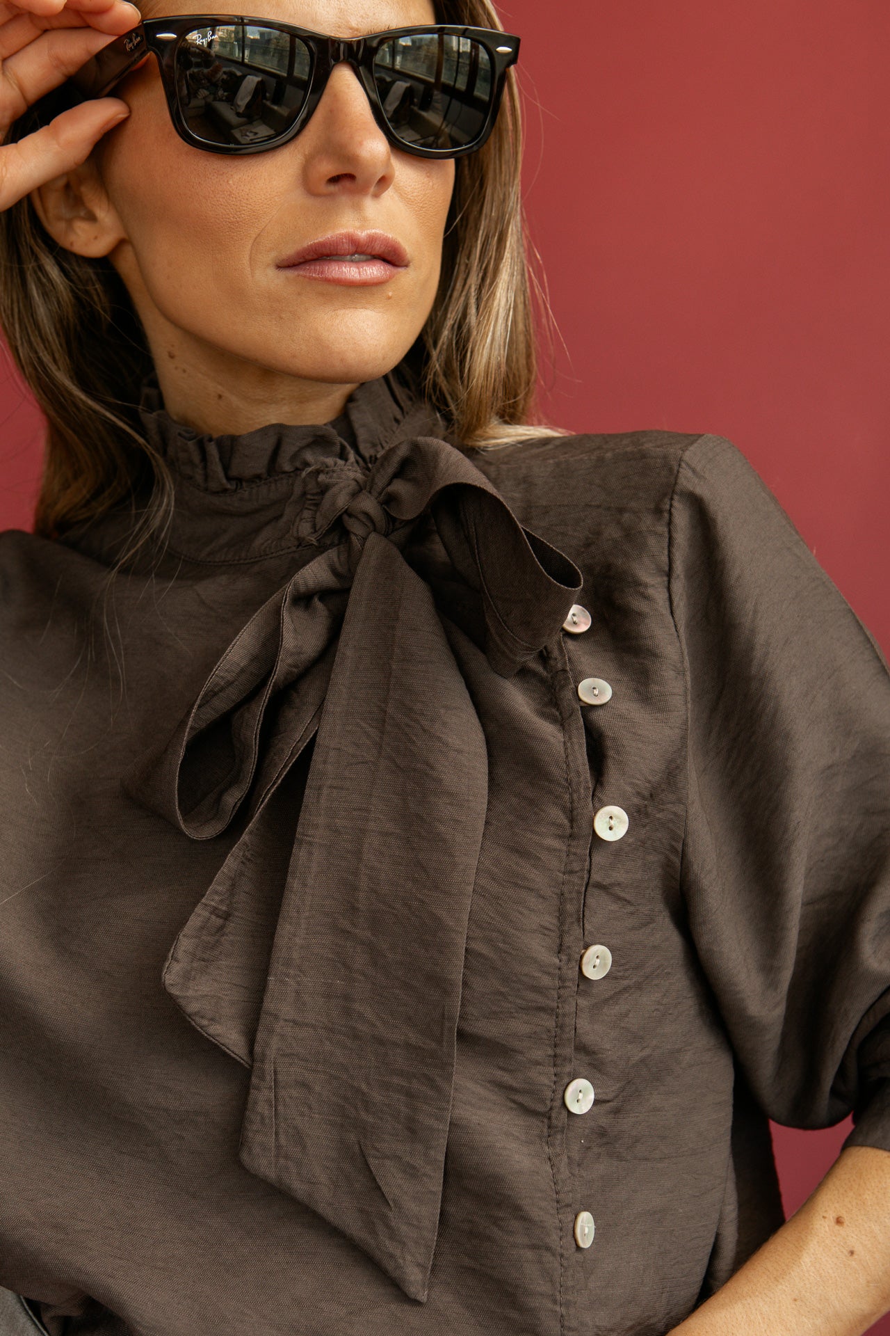 Camisa Turín Marrón