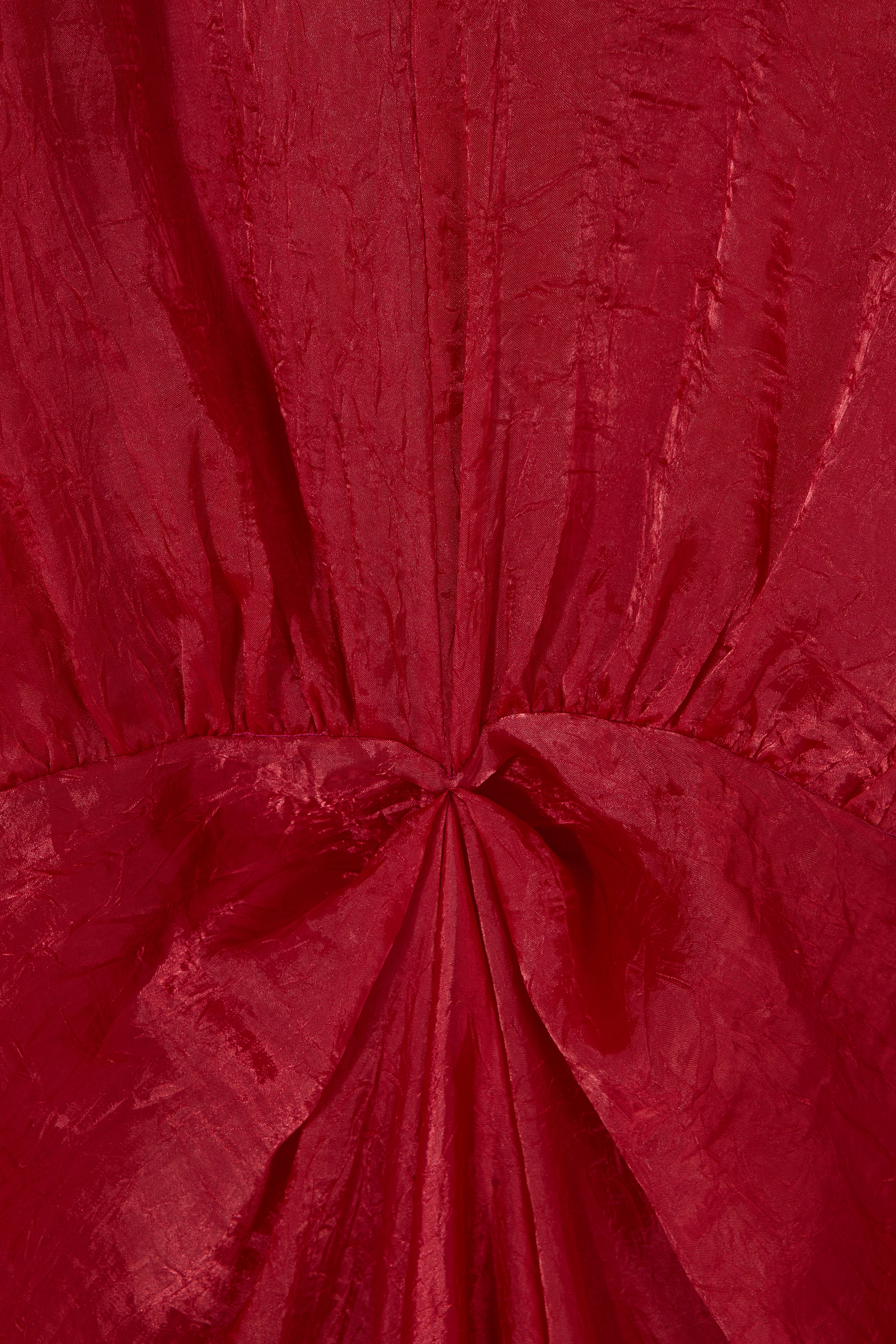Vestido Varkala Rojo Seda