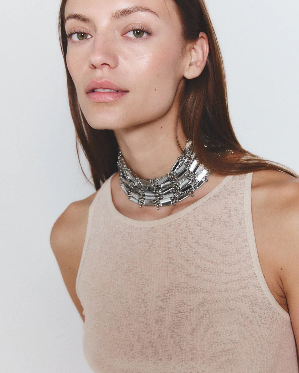 Choker Reversible Eunice Plateado