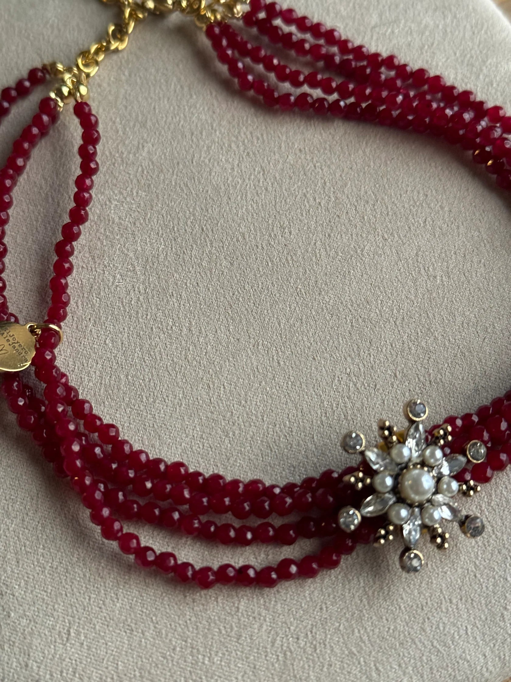 Choker Adicted Cereza Estrella Clara