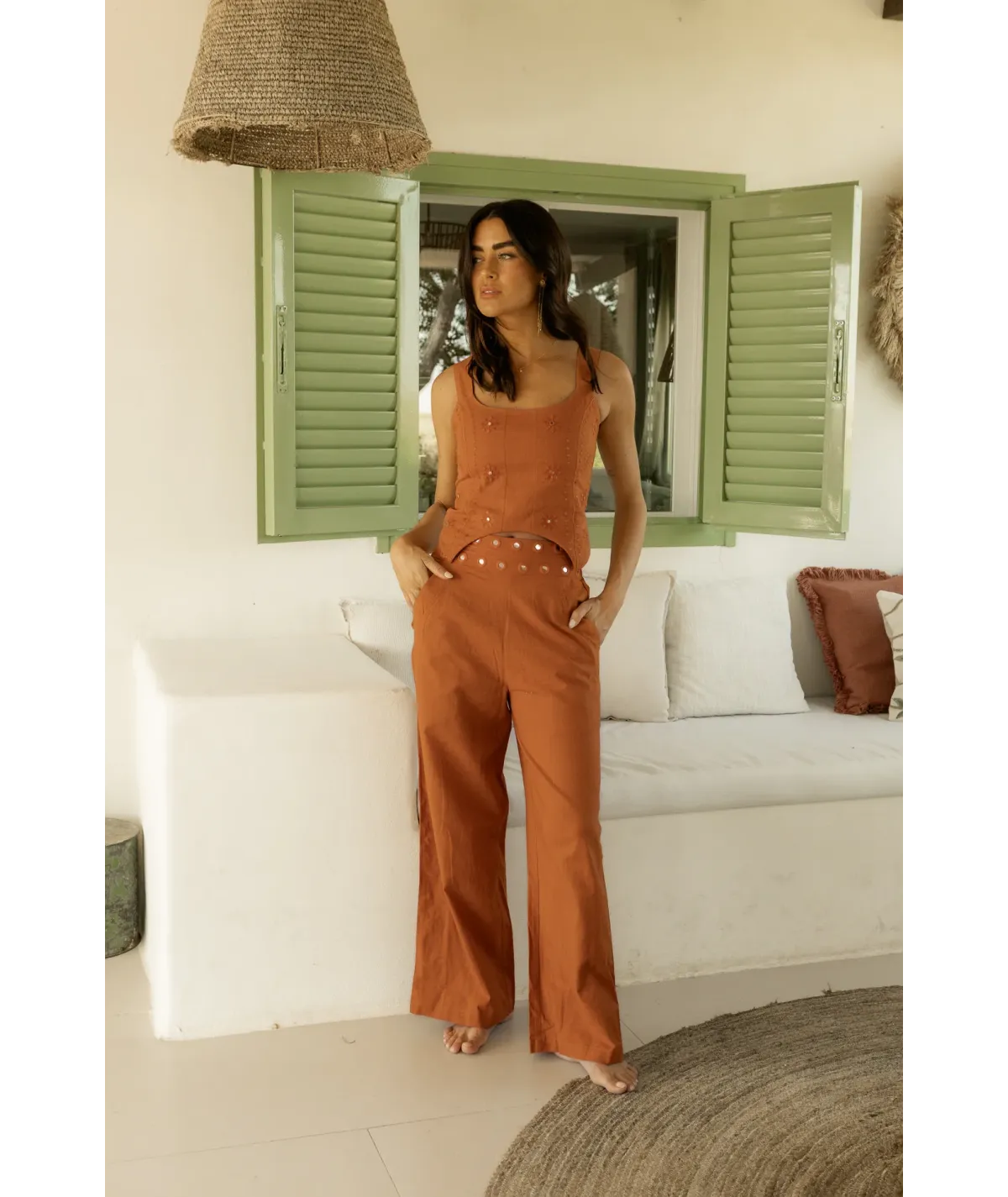 Pantalón Burdeos