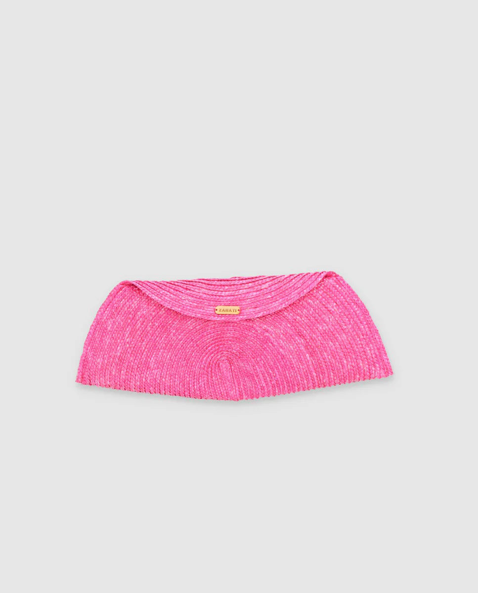 Bolso de Mano Baguette Mediana Fucsia