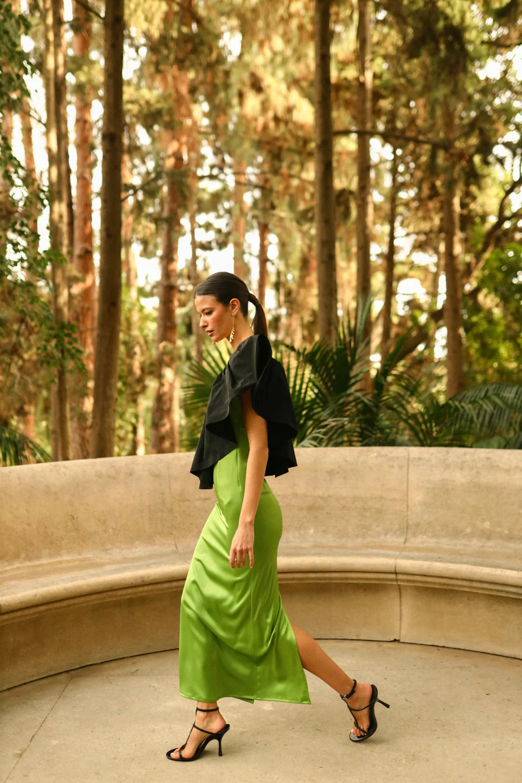 Vestido Liana Pistacho