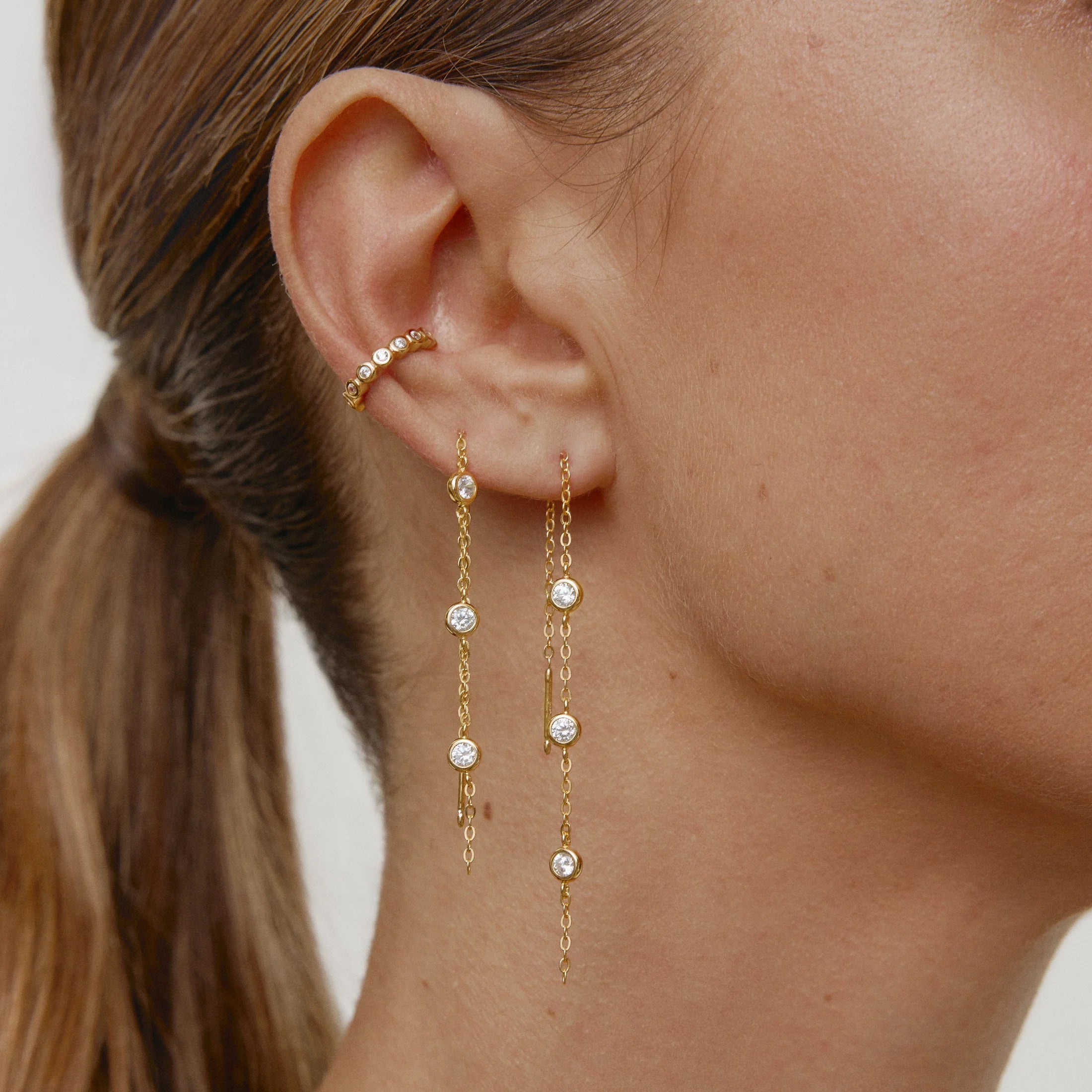 Pendientes Malie Gold