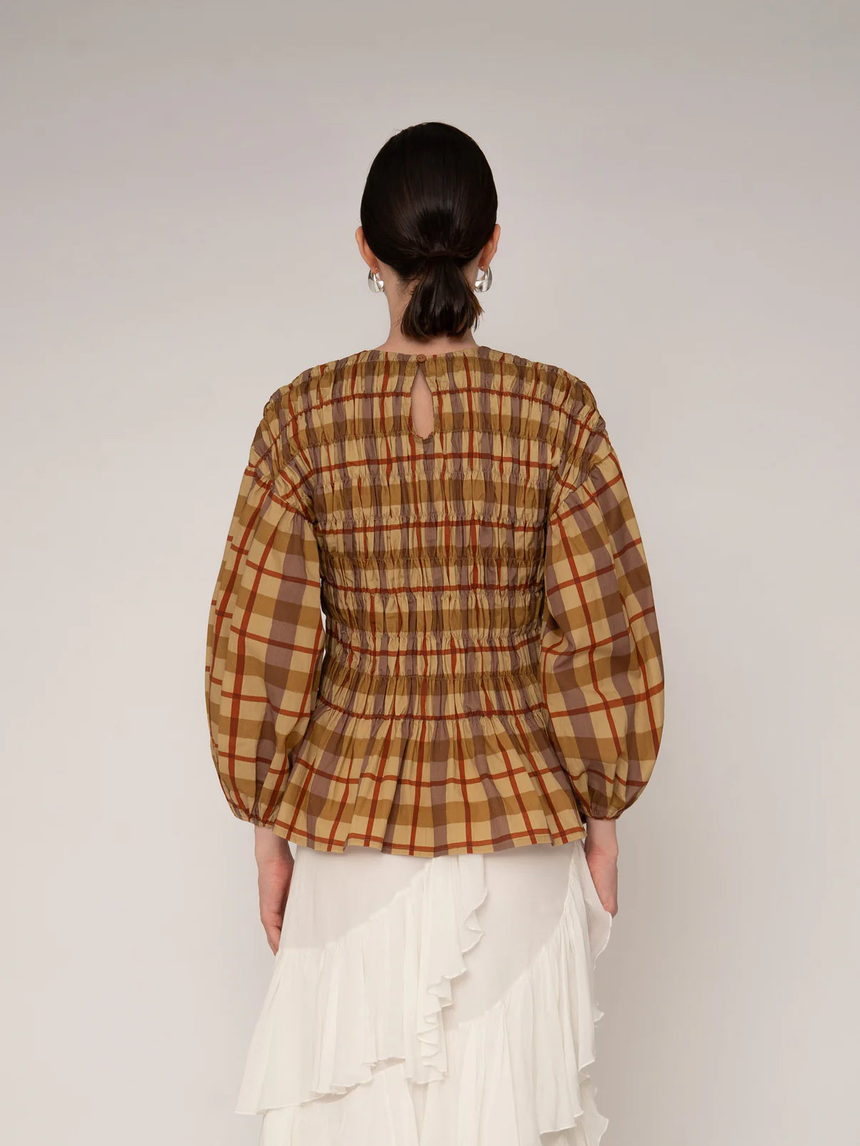 AUTOMNE PLAID BLOUSE