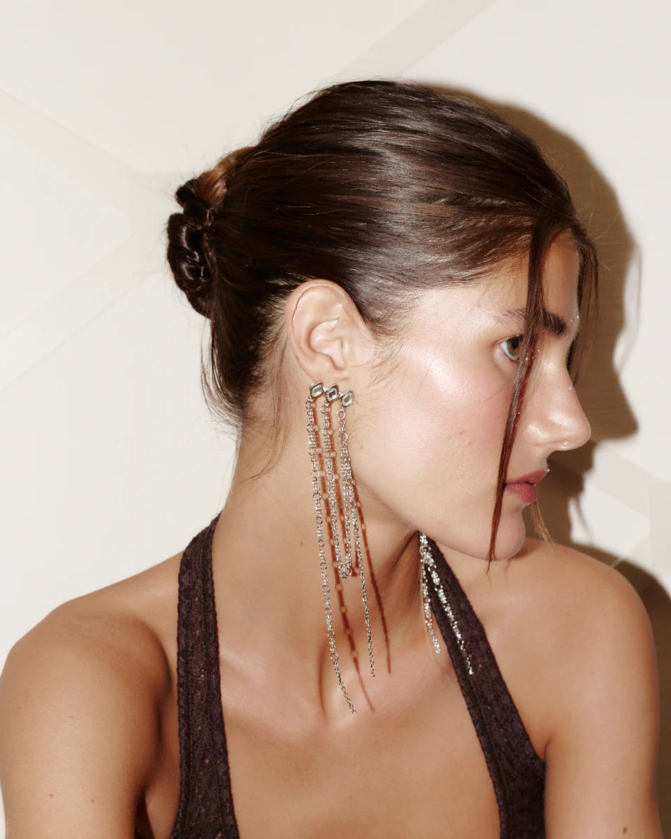 Pendientes Nyssia Plata
