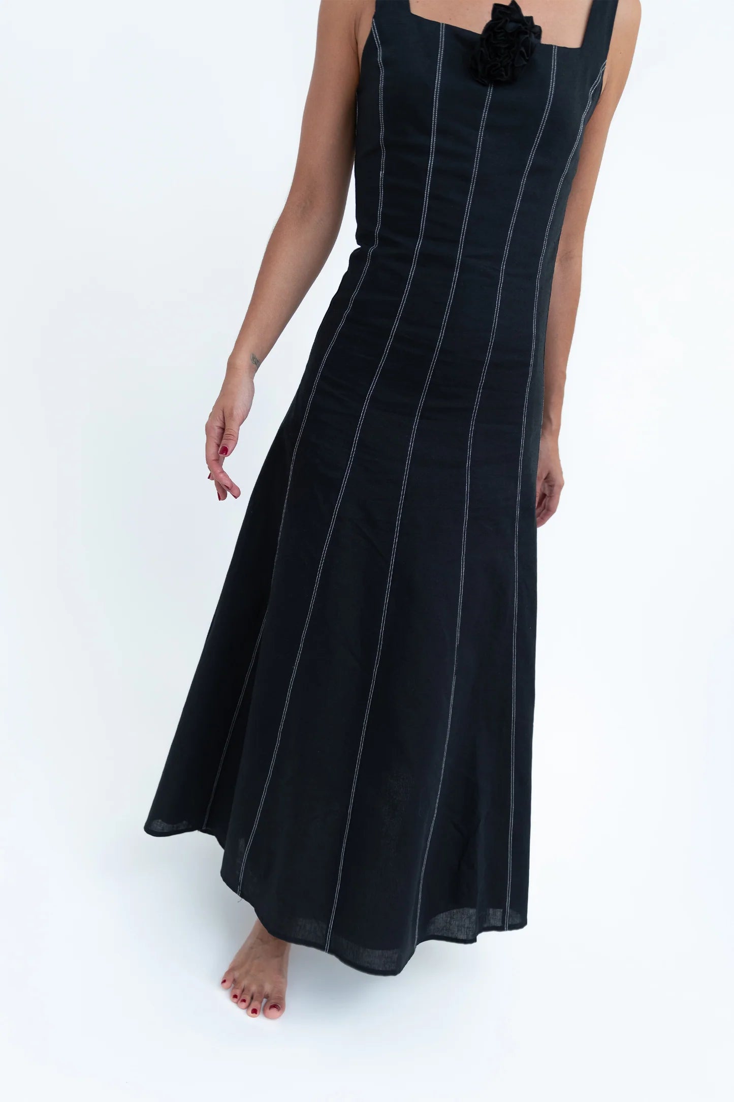 Vestido Black lino