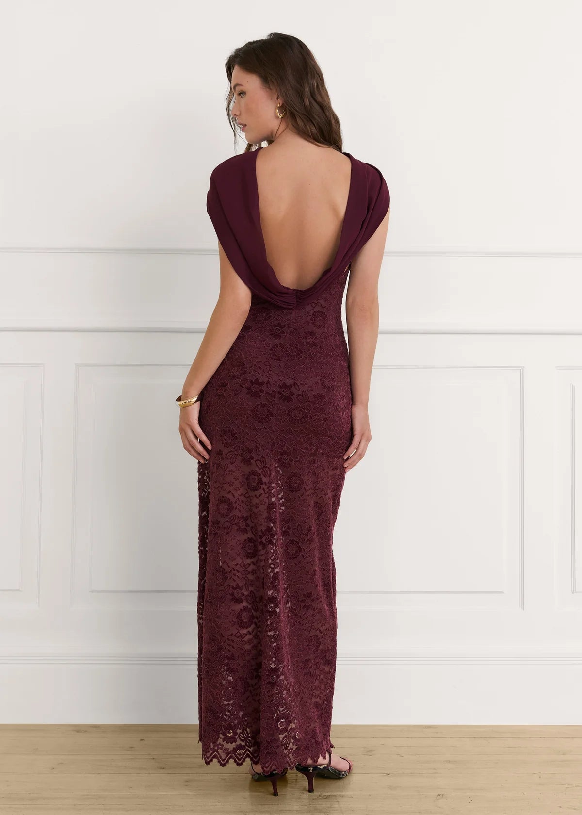 Vestido Francesca Burgundy