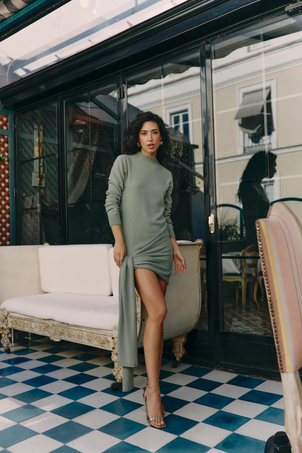 Padua Dress Verde Aloe