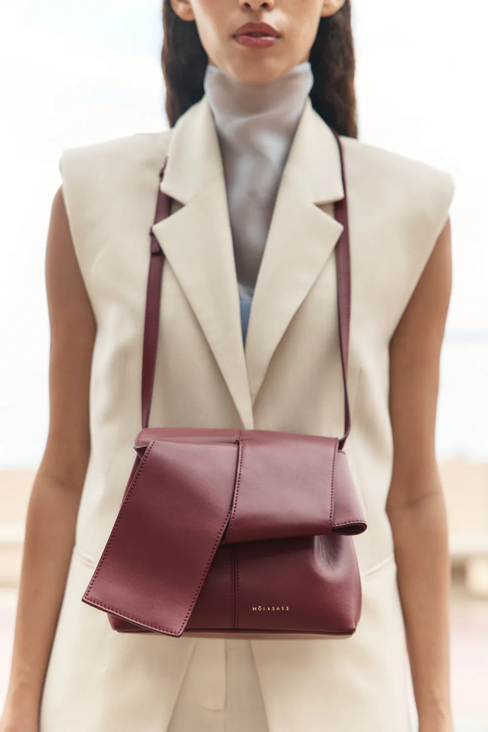 Bolso Bow | Burgundy