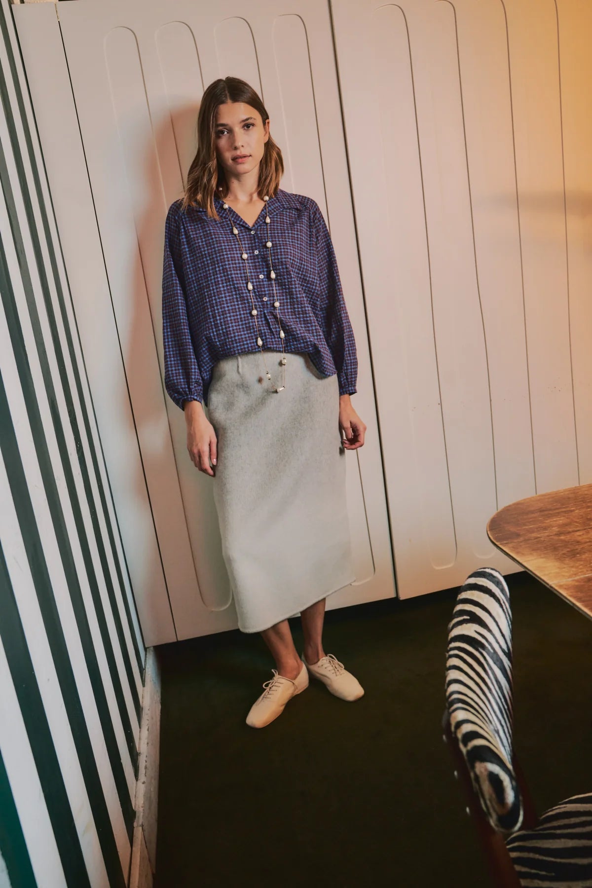 Blusa Emilia Cuadros