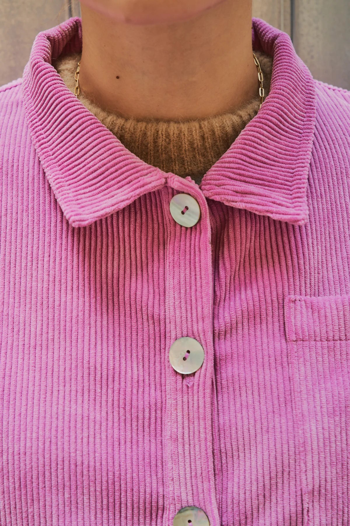 Sobrecamisa Olimpia Rosa