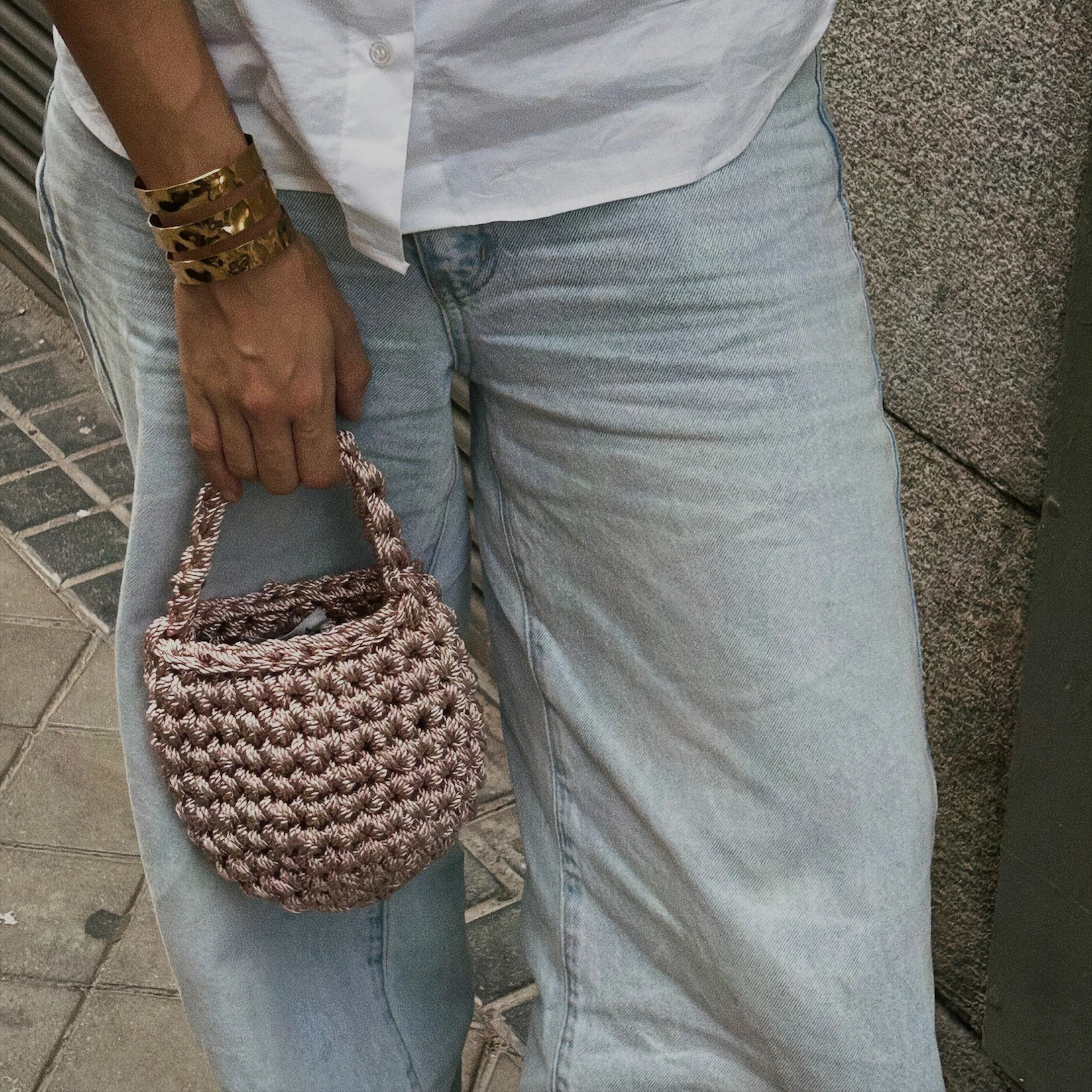 Bolso Mini Alejandra Oro Rosa