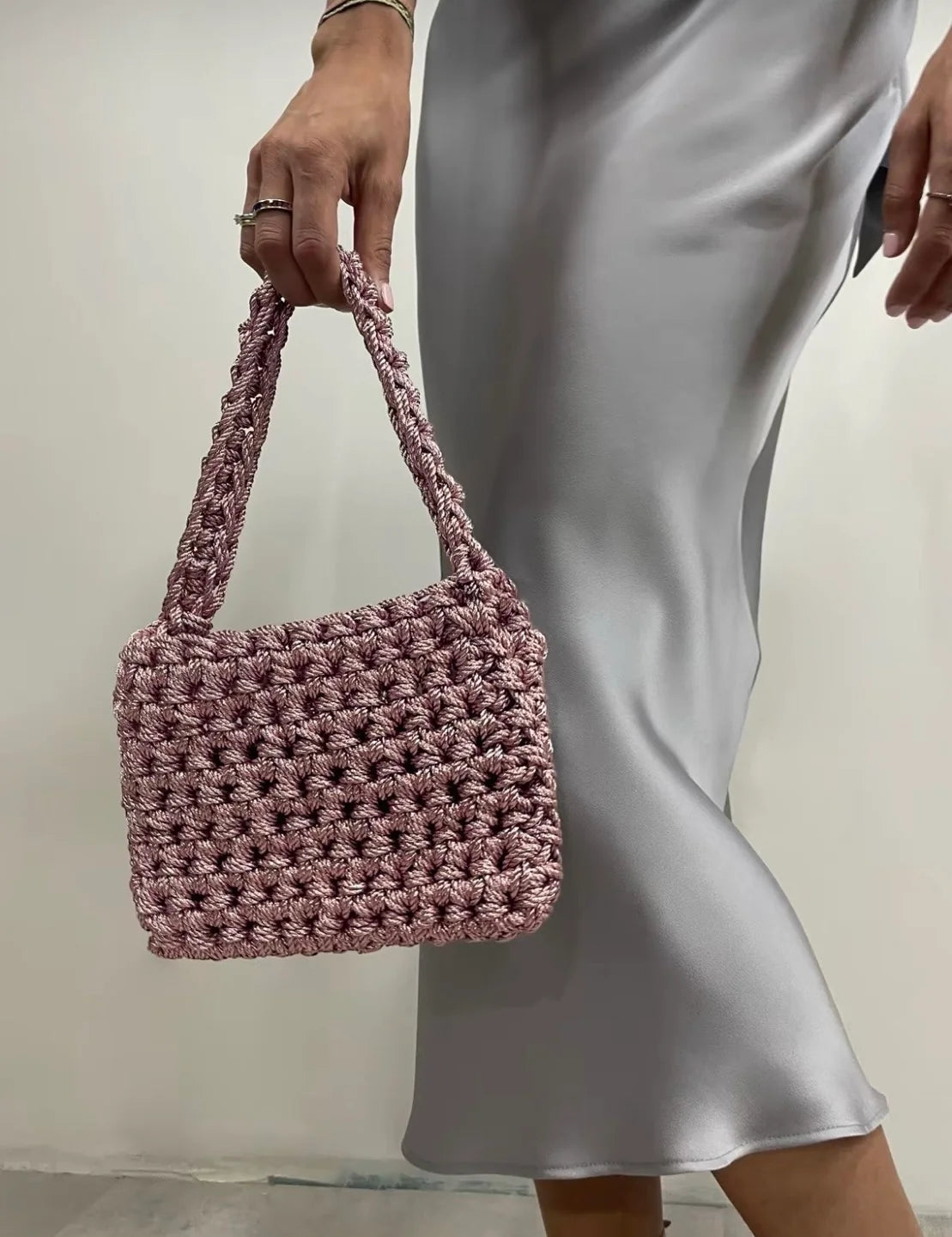 Bolso Adriana Oro Rosa