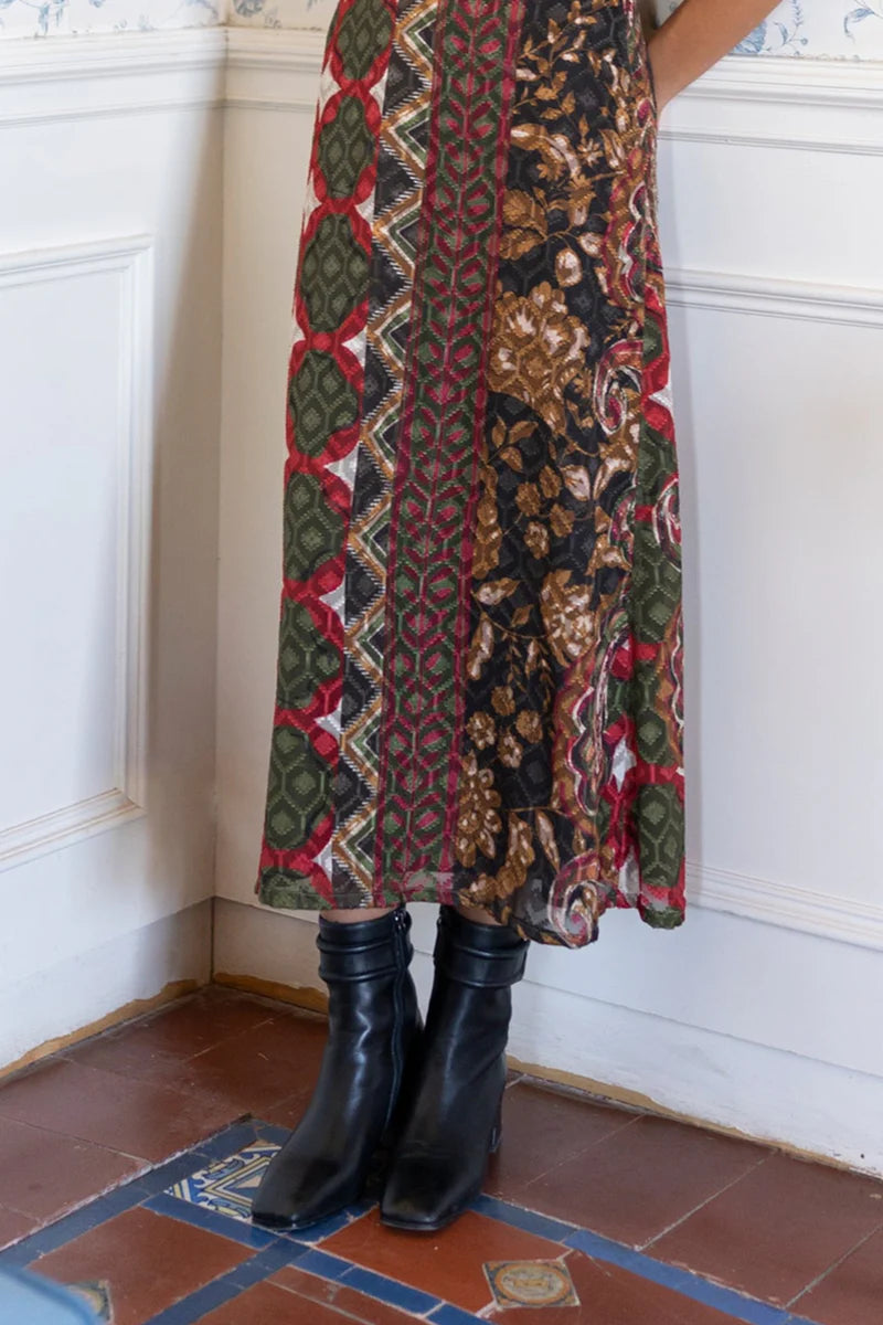 Vestido Bardot Boho