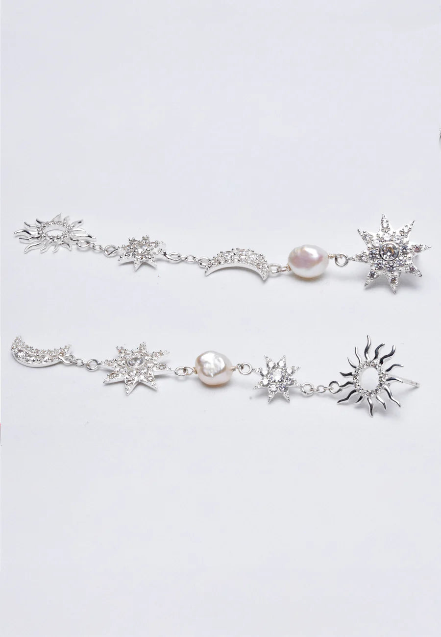 Pendientes Plata The Justice