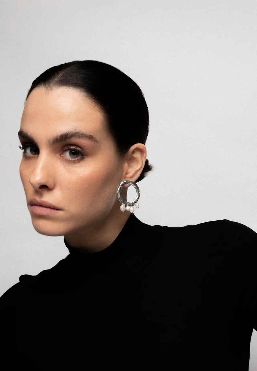 Pendientes Adara Perlas Plata