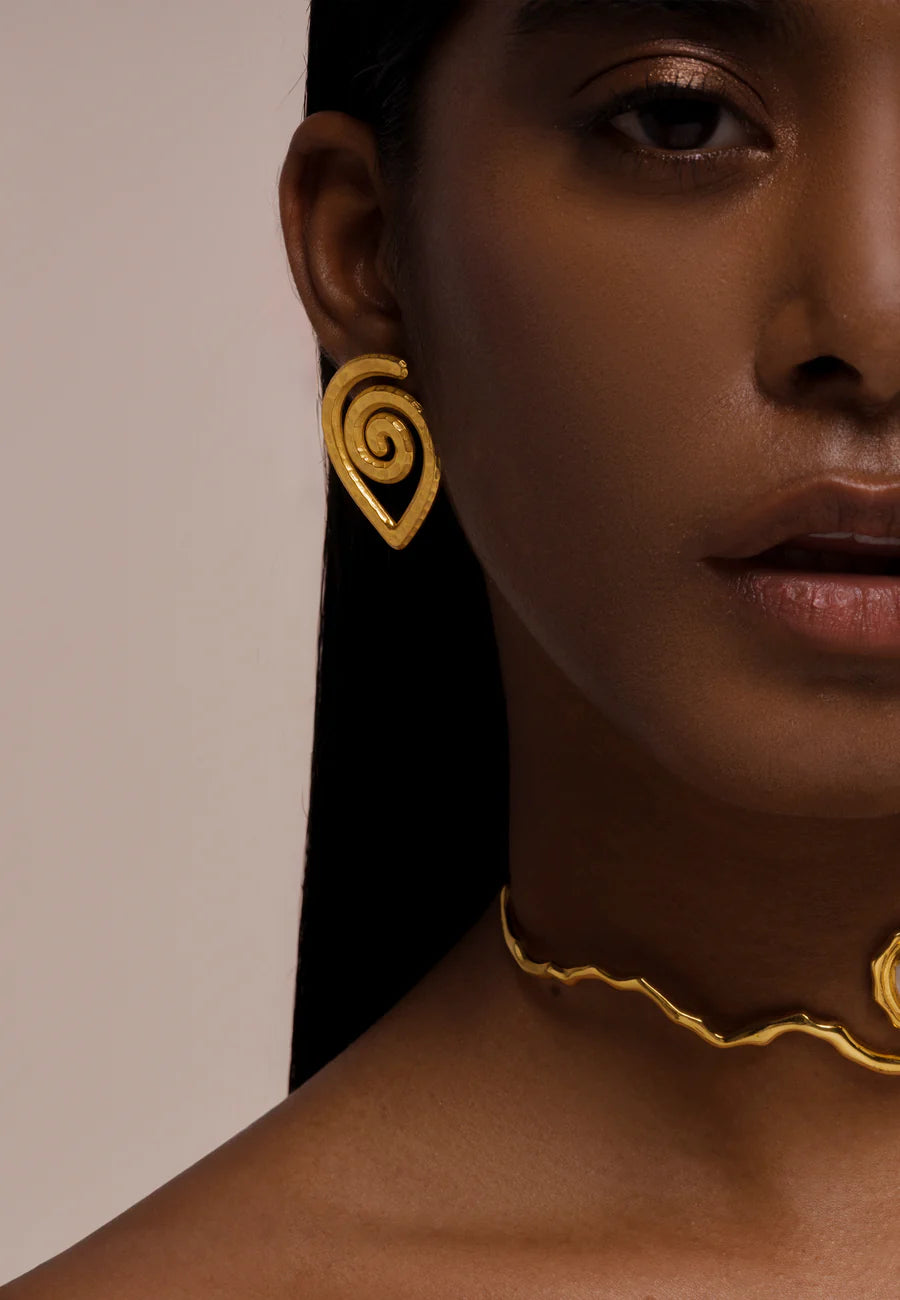 Pendientes Spiral Dorados