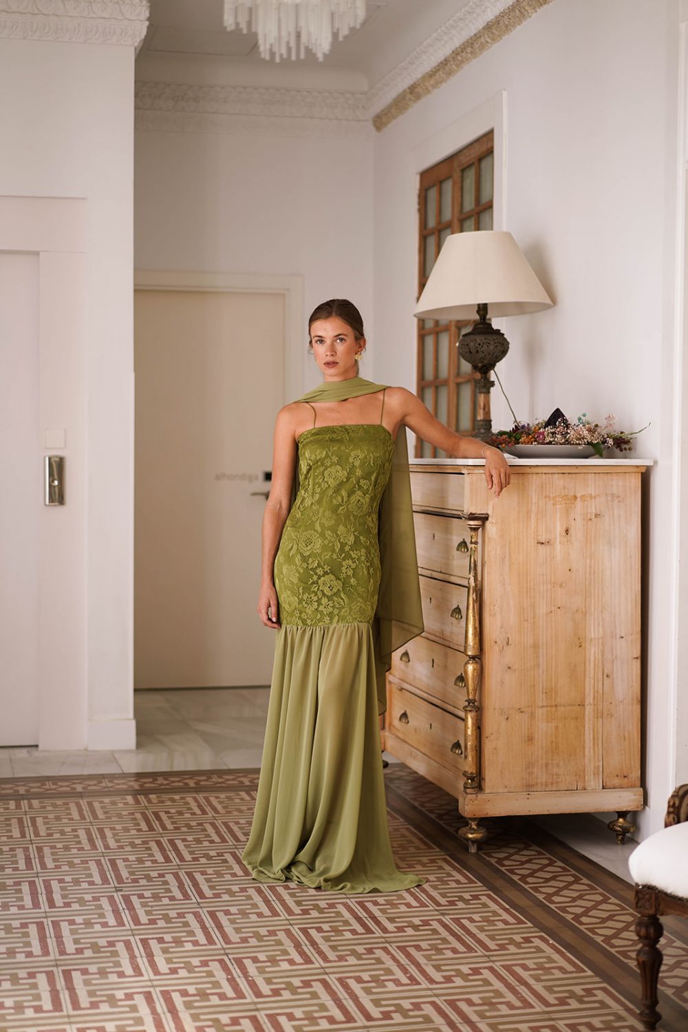 Vestido Chiara Verde Oliva