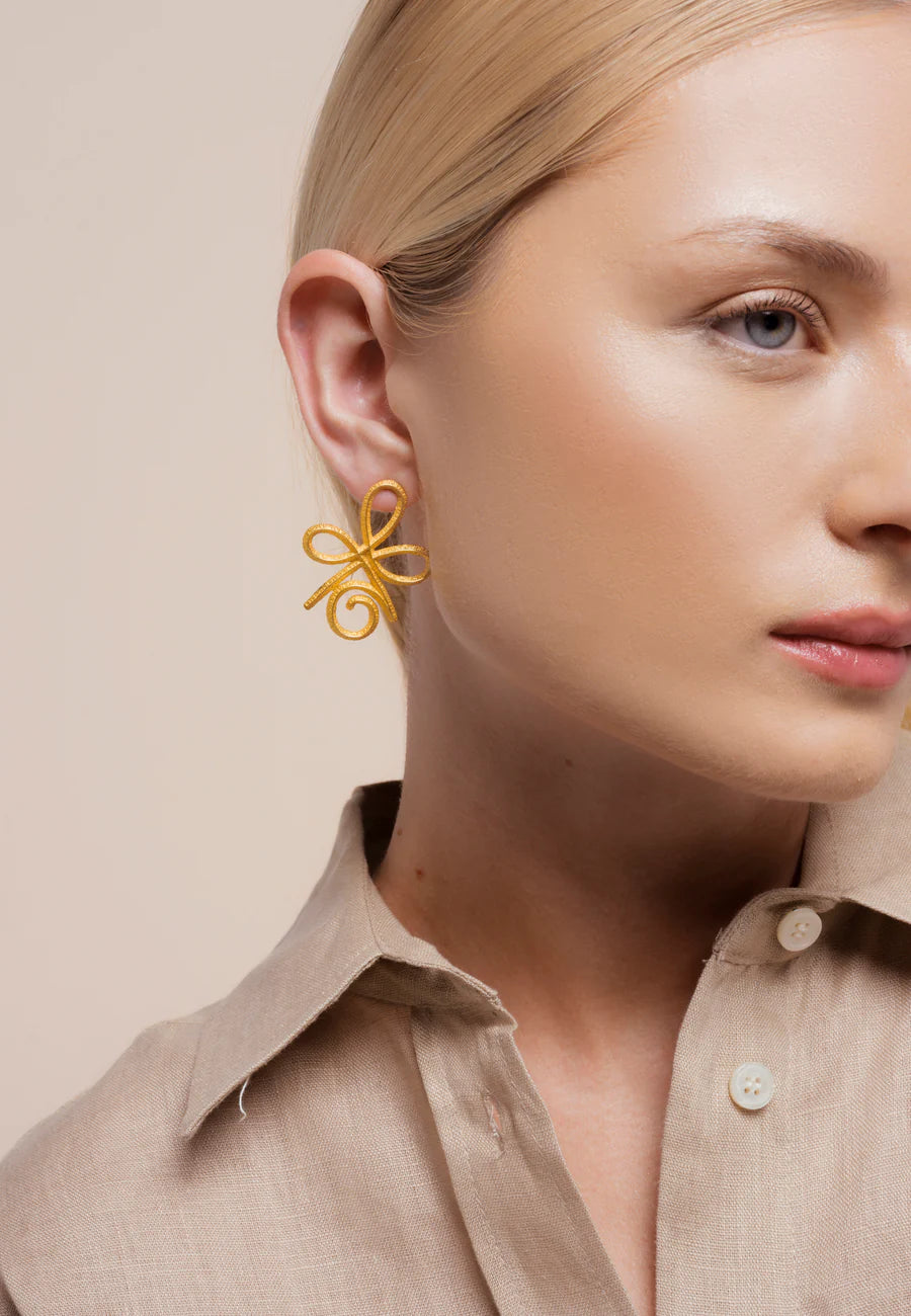 Pendientes Unconditional Love Dorado