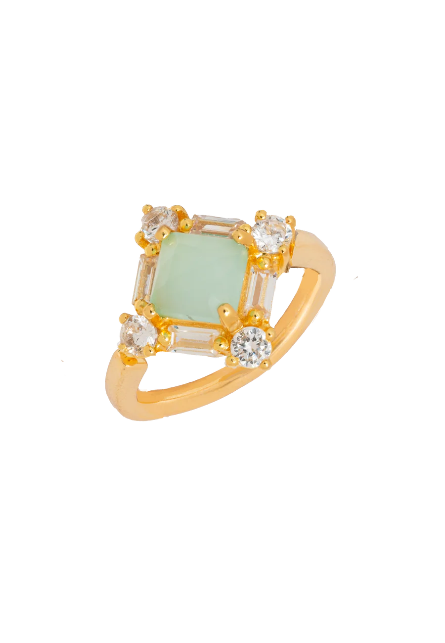 Anillo Polaris Aguamarina