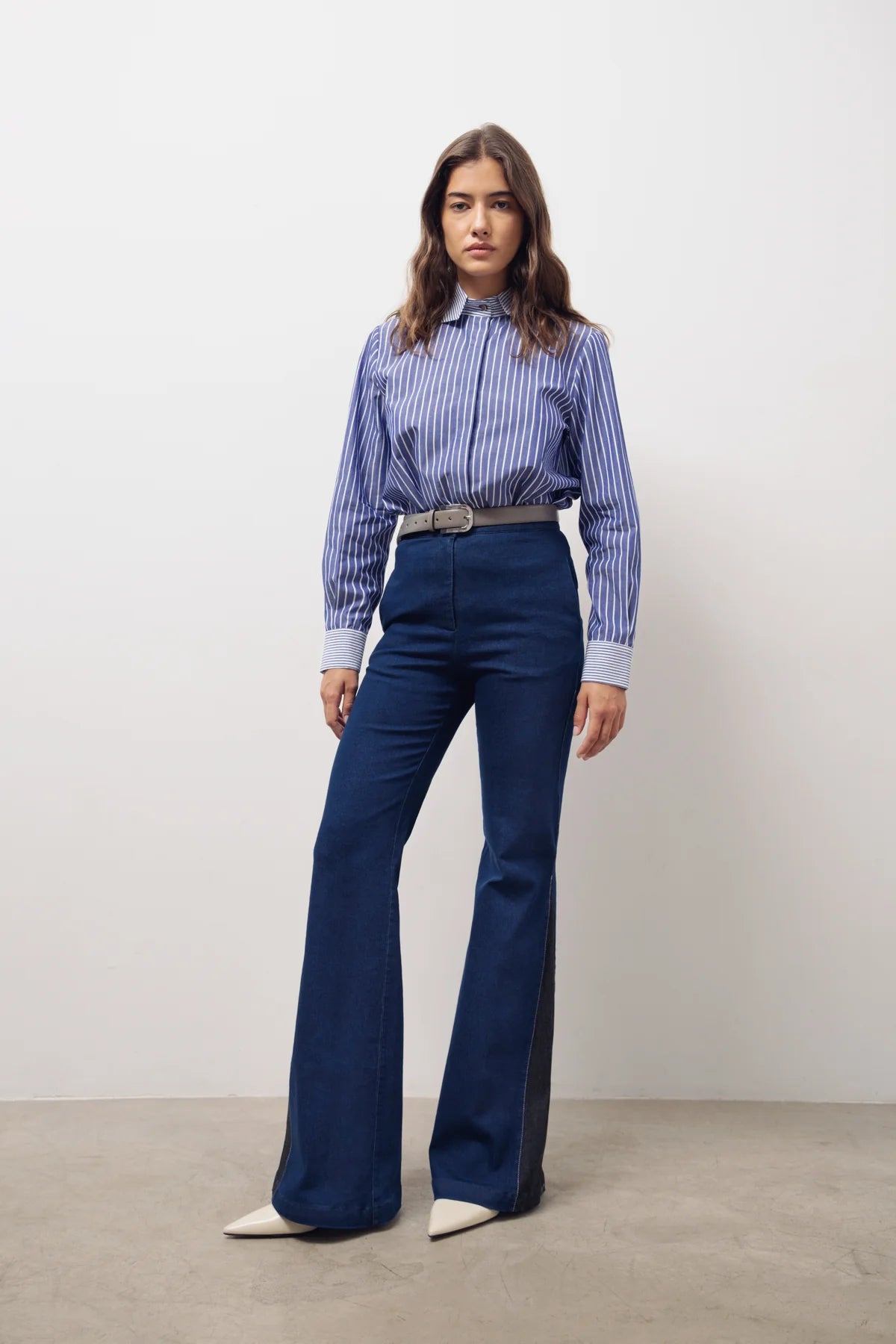 Pantalones Icíar Denim Slim Marino