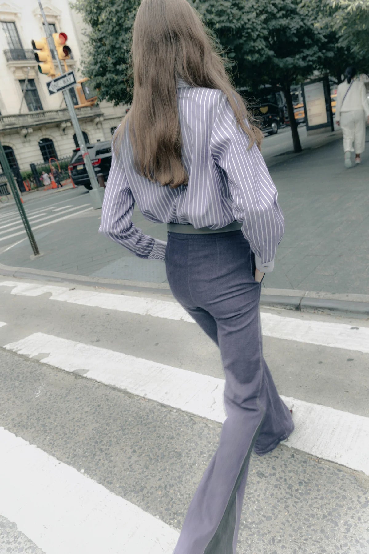 Pantalones Icíar Denim Slim Marino