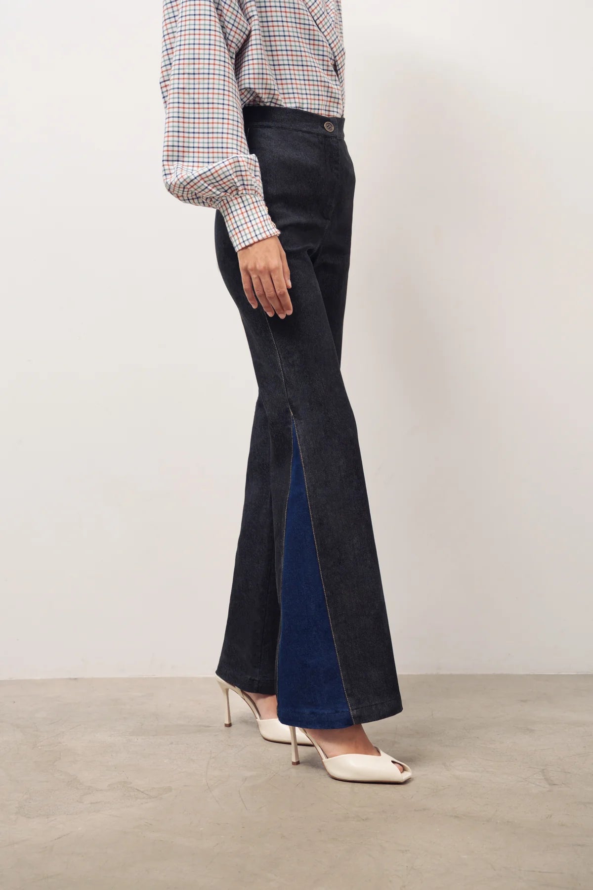 Pantalones Icíar Denim Slim Negro