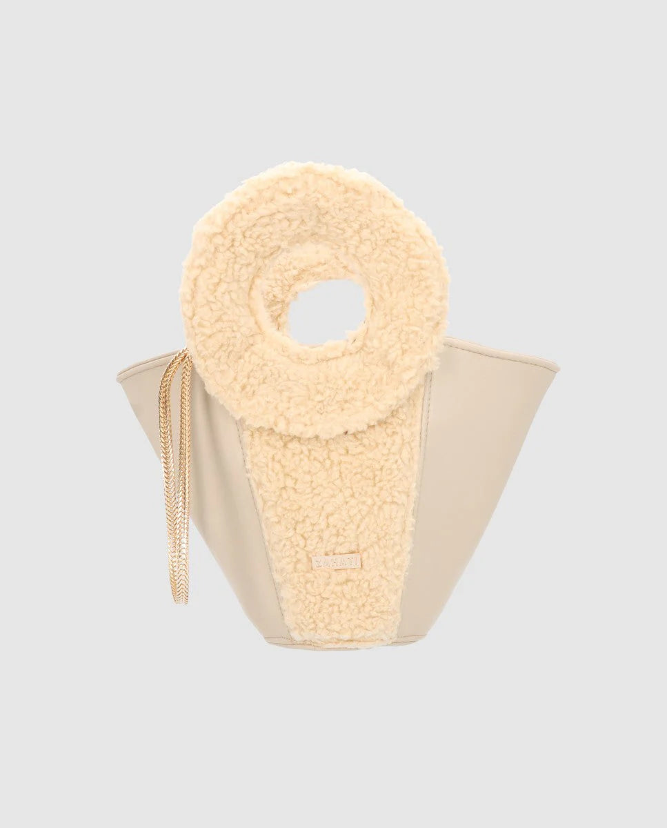 Bolso Poppy Teddy Champagne