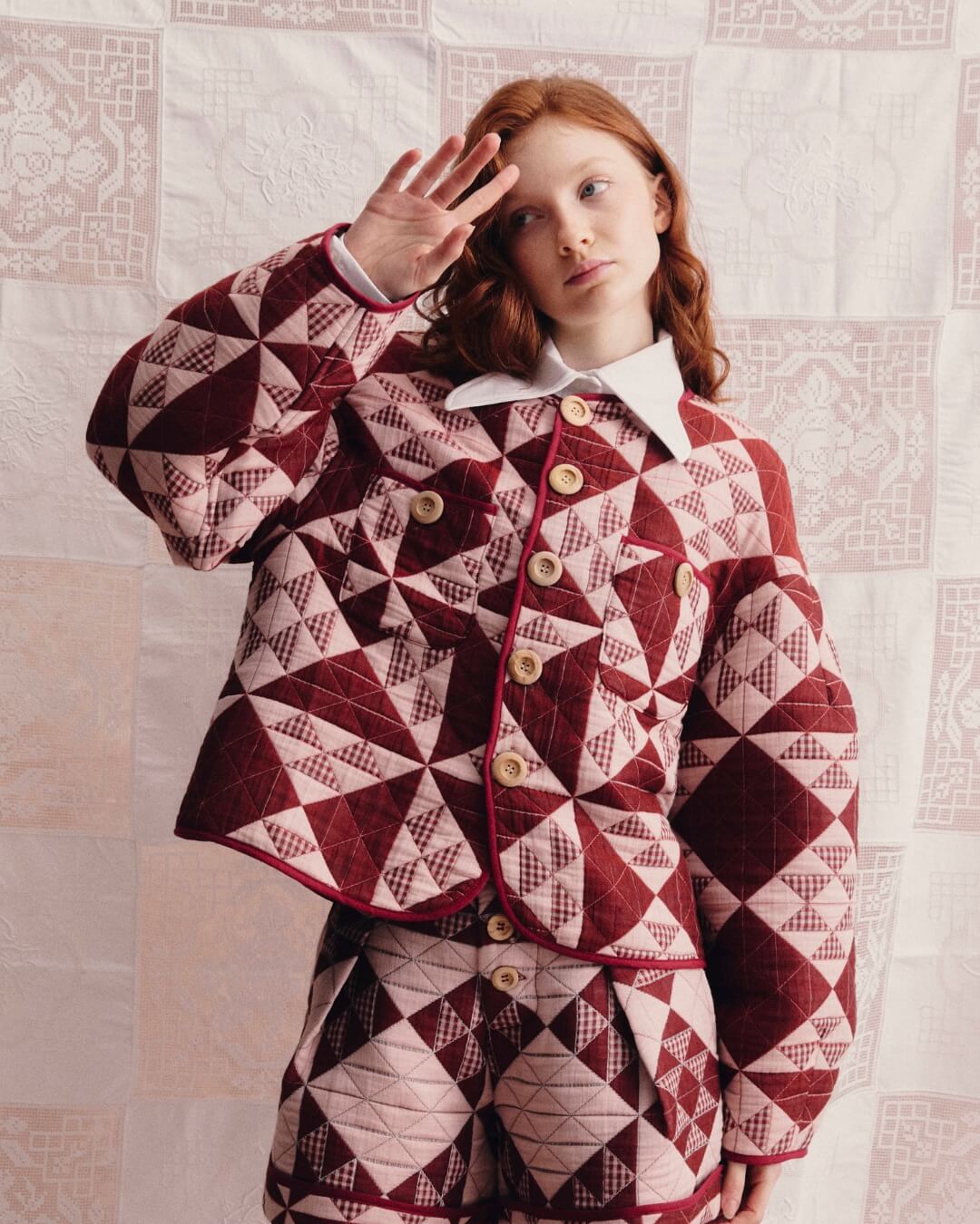 Chaqueta Canela Quilt Red