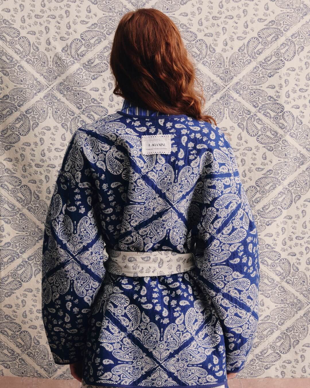 Chaqueta Ginger Paisley Blue