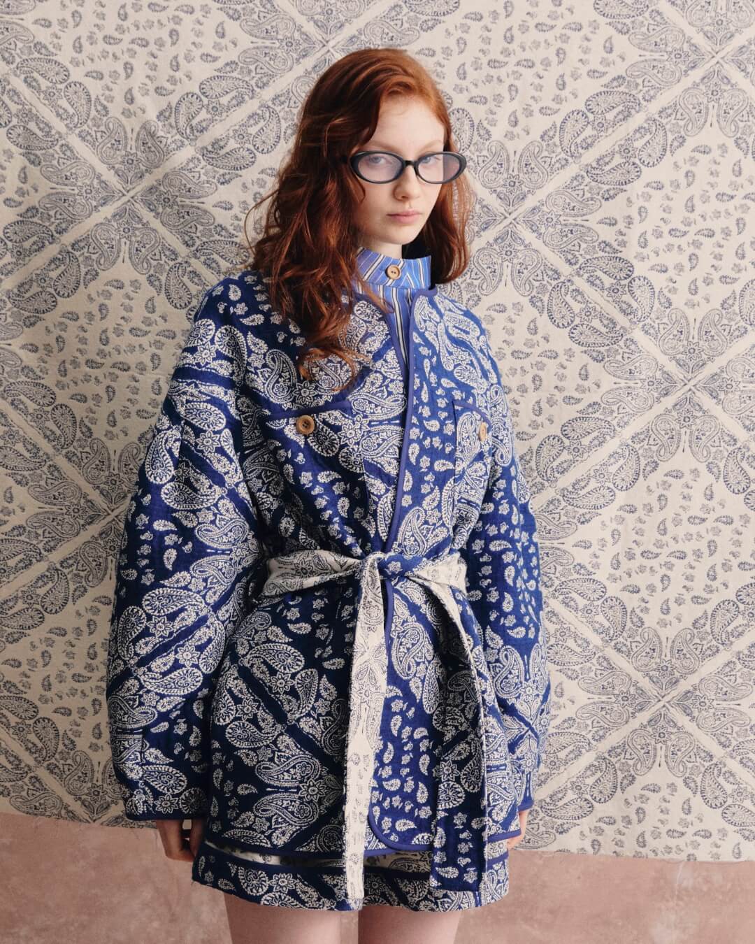 Chaqueta Ginger Paisley Blue