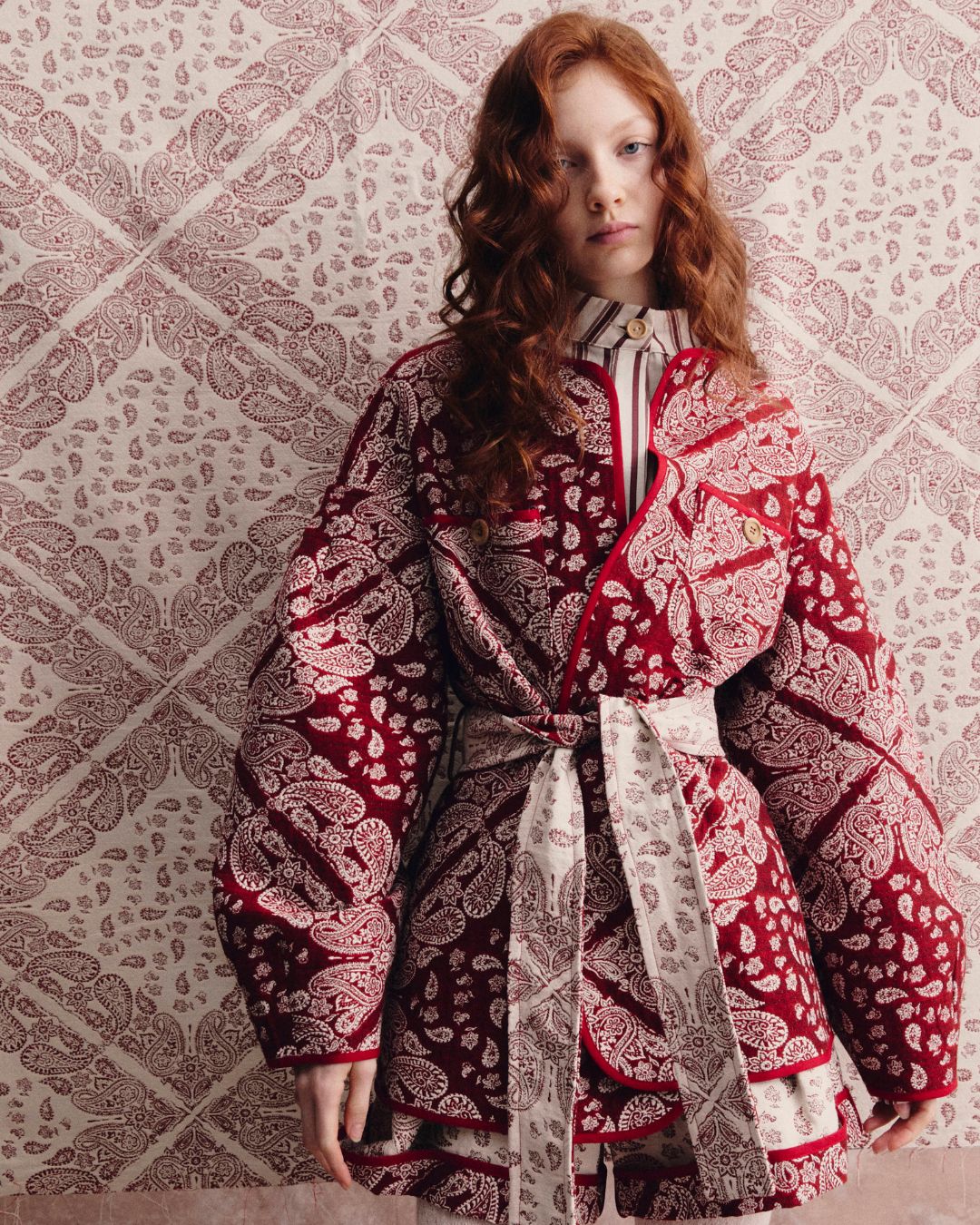 Chaqueta Ginger Paisley Red