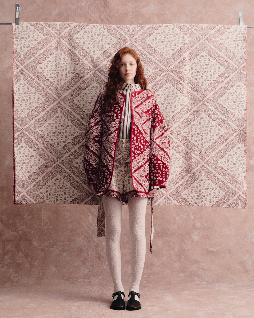 Chaqueta Ginger Paisley Red