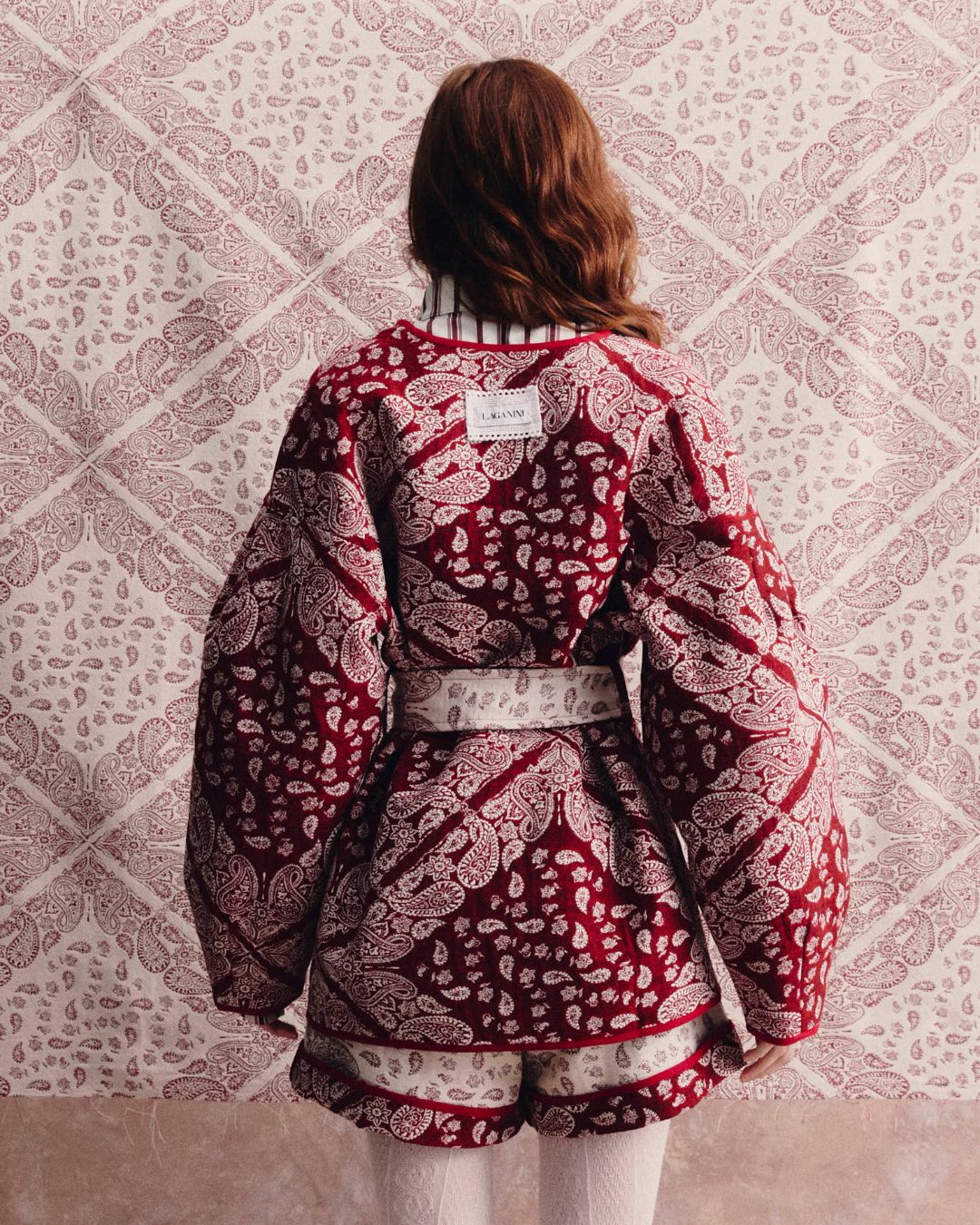 Chaqueta Ginger Paisley Red