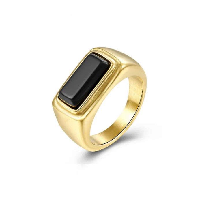 Anillo Black Rita Gold