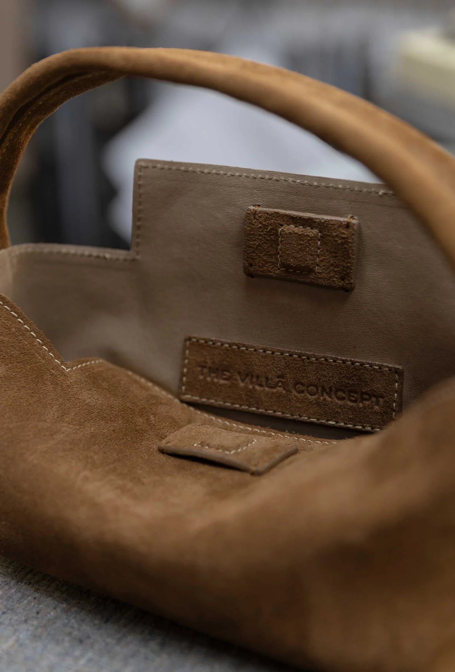 Bolso Suede Bag Mini: Toffee