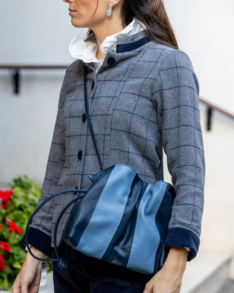 Bolso Martina blue stripes