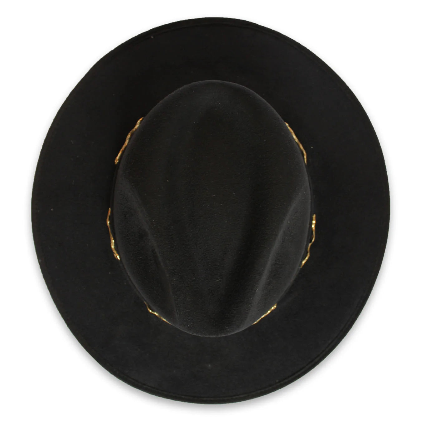 Sombrero Vaquero Negro Serpe Oro