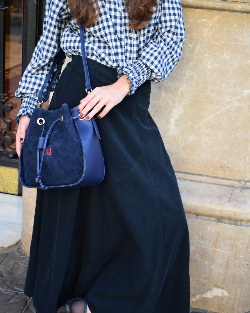 Falda Miami azul marino