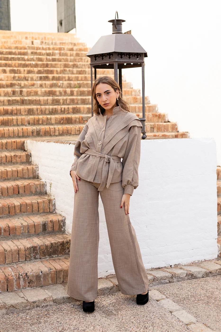 Pantalón Filipa Beige