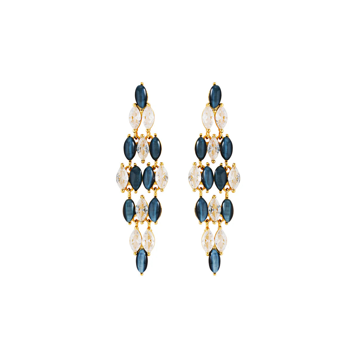 Pendientes Blue Felicia Gold