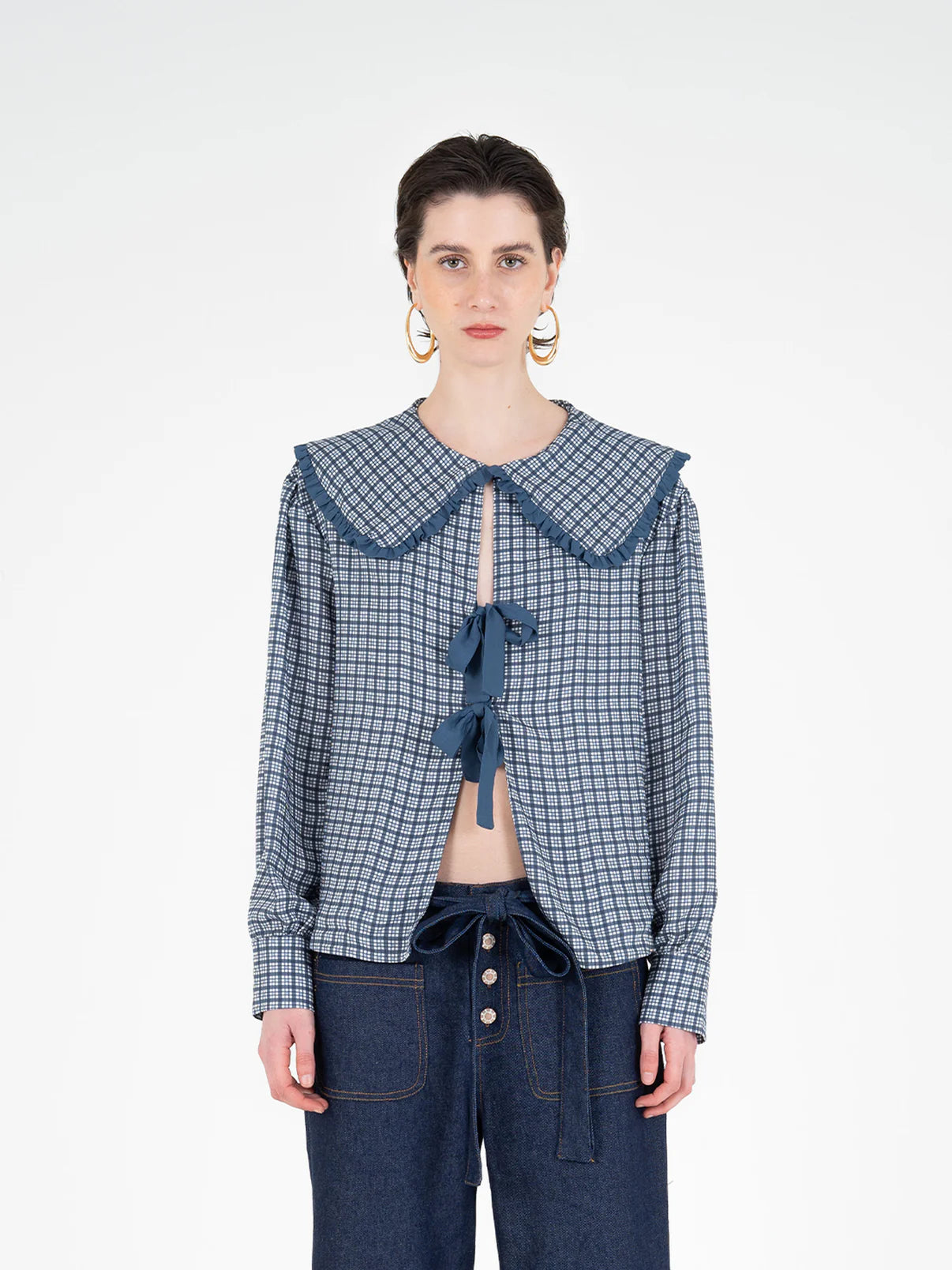 Blusa Mystic Tartan Print