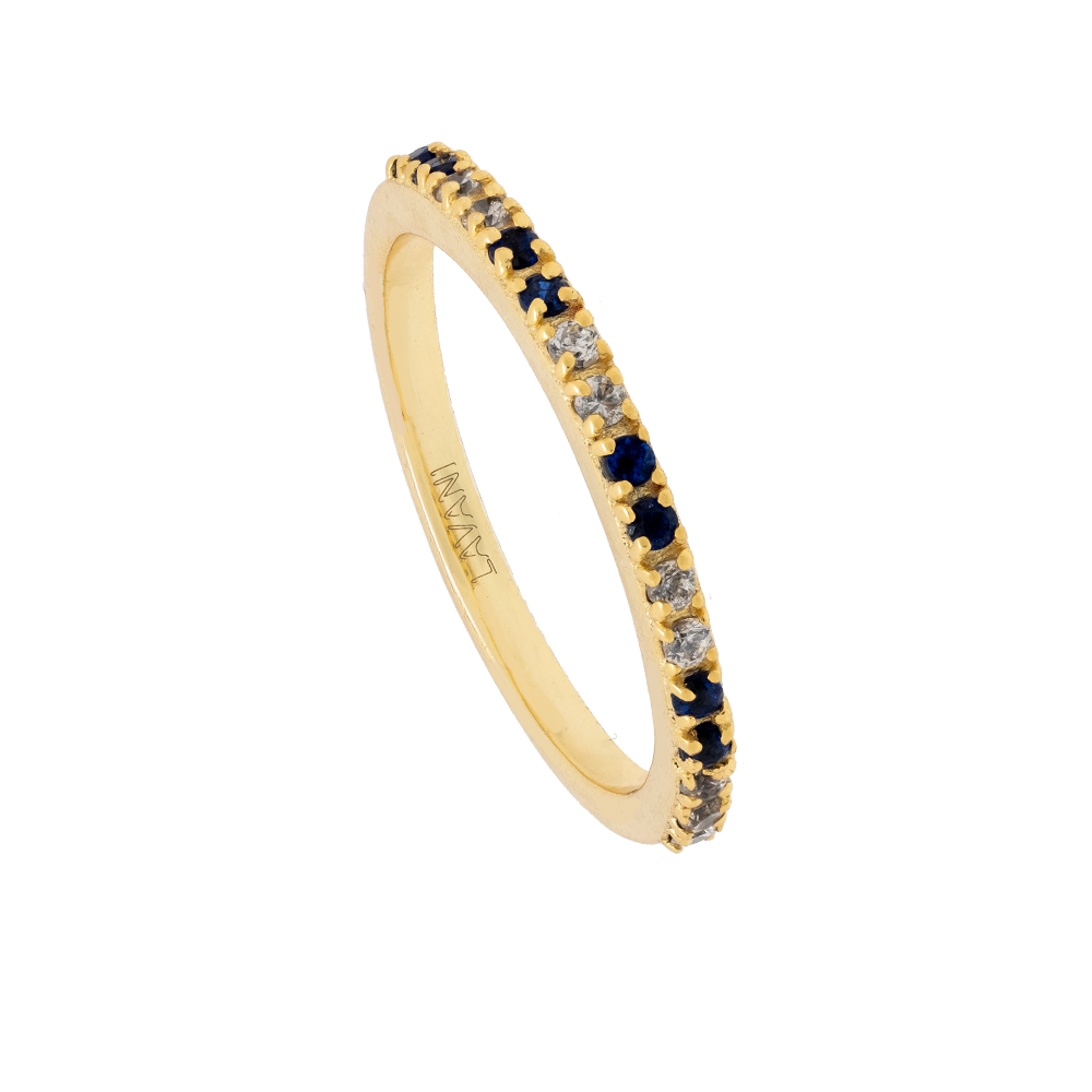 Anillo Diya Azul Marino