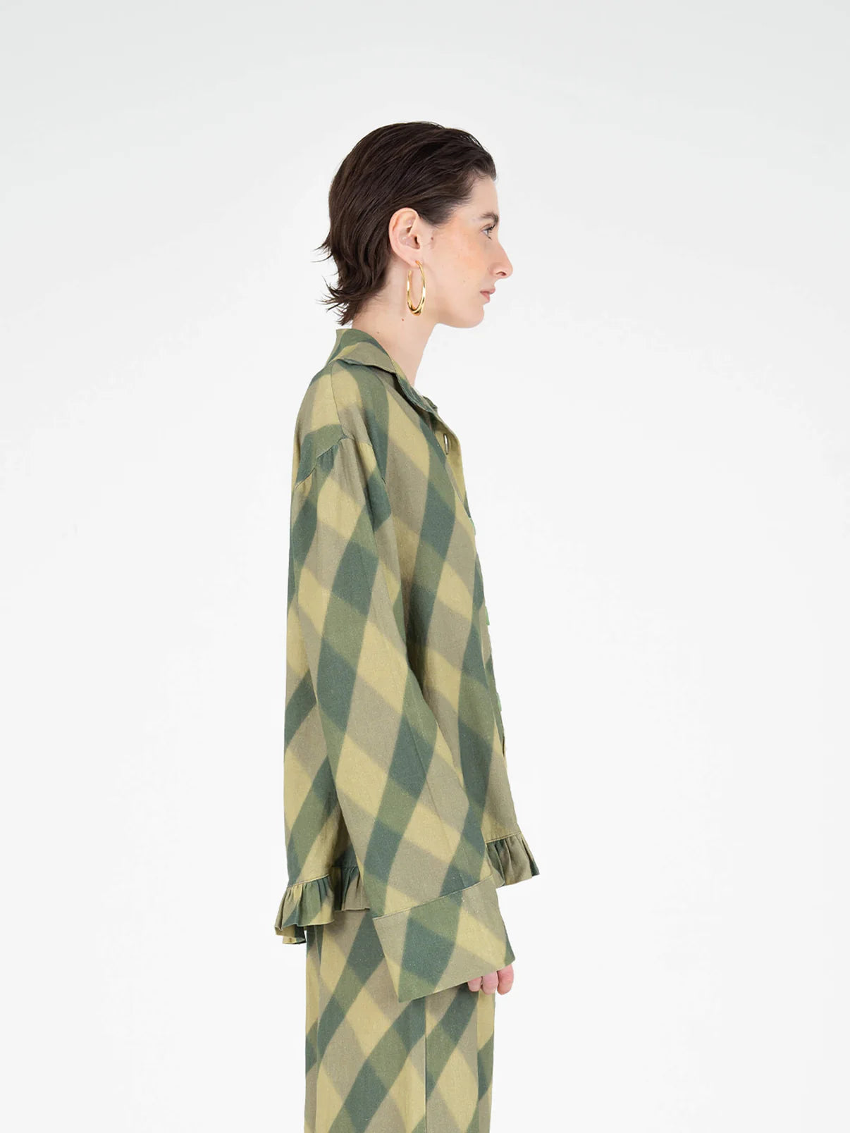 Camisa Annapurna Green Rhombus