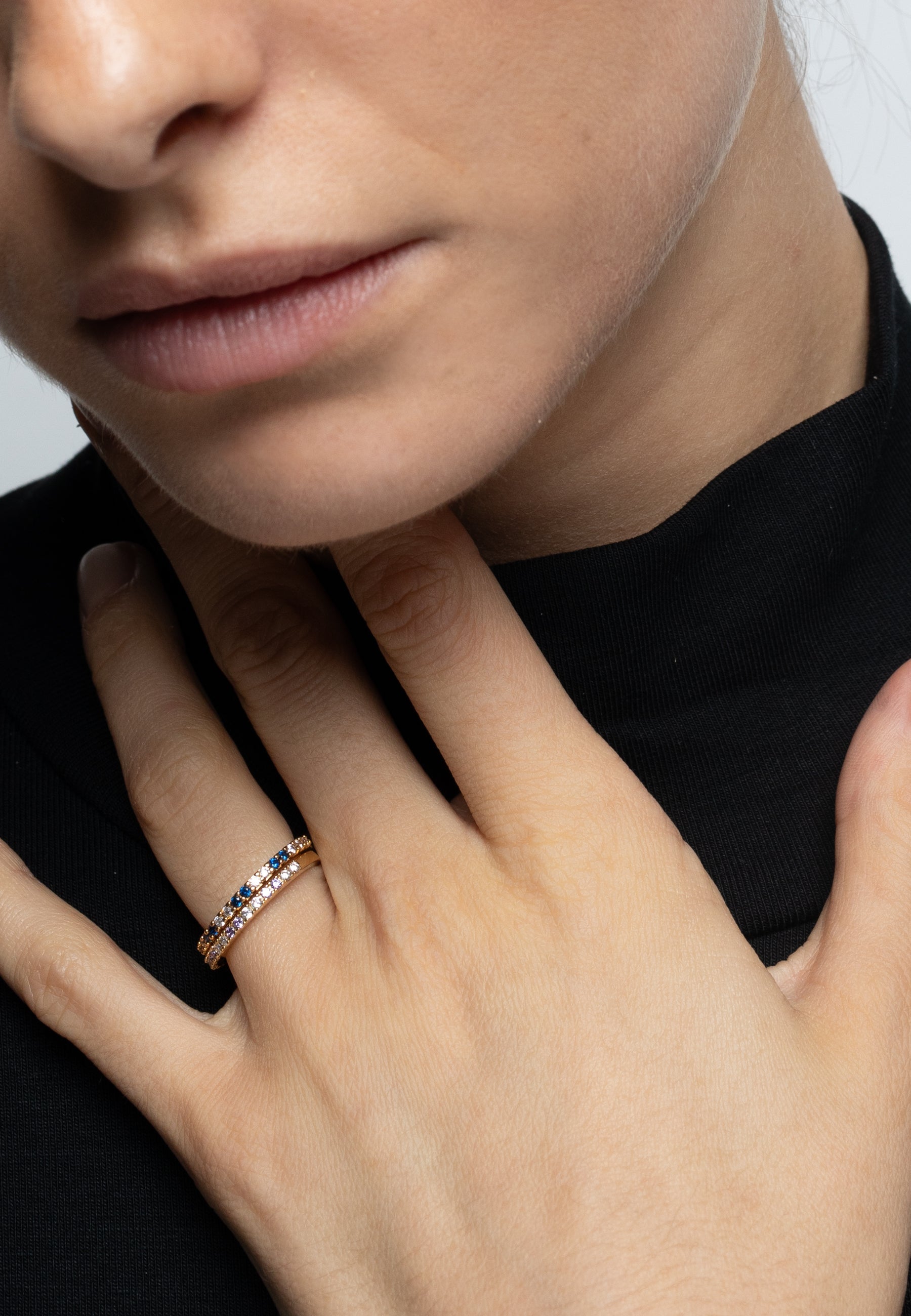 Anillo Diya Azul Marino