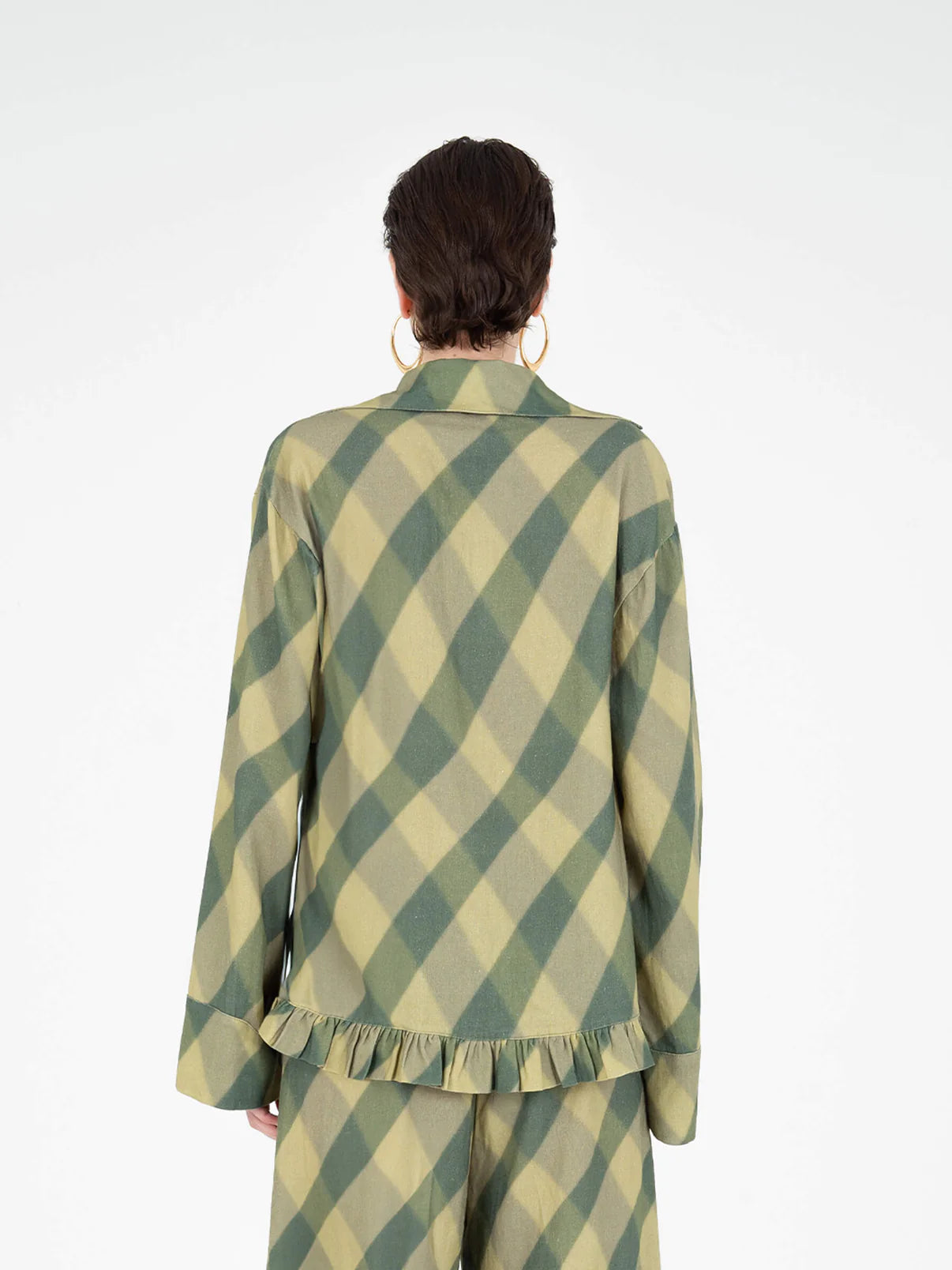 Camisa Annapurna Green Rhombus